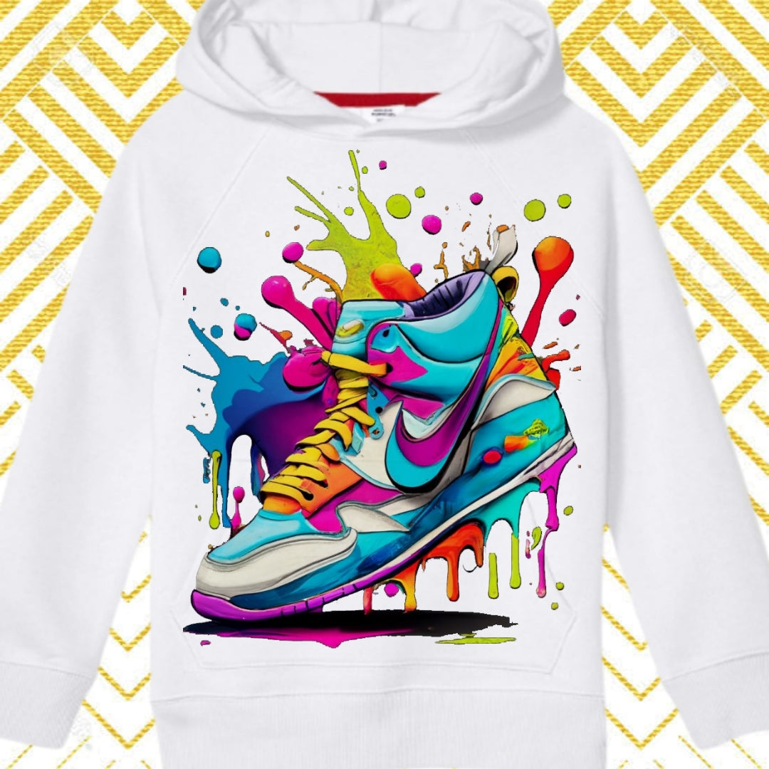 Color Splat Shoe Sublimation/DTF T-Shirt Images Bundle