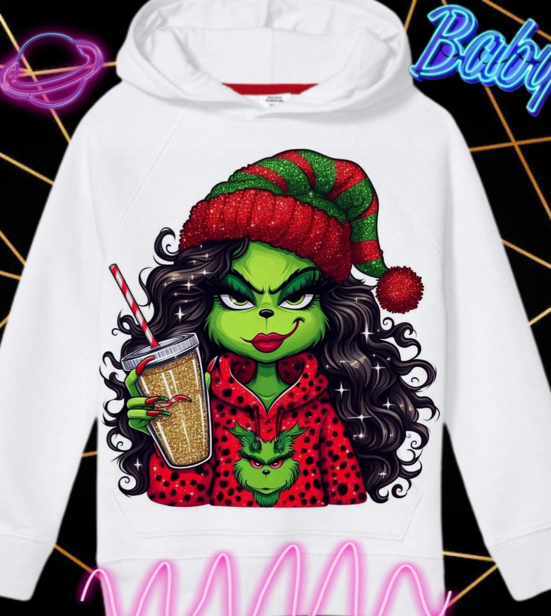 Christmas Girl Grouch Sublimation/DTF Images Bundle