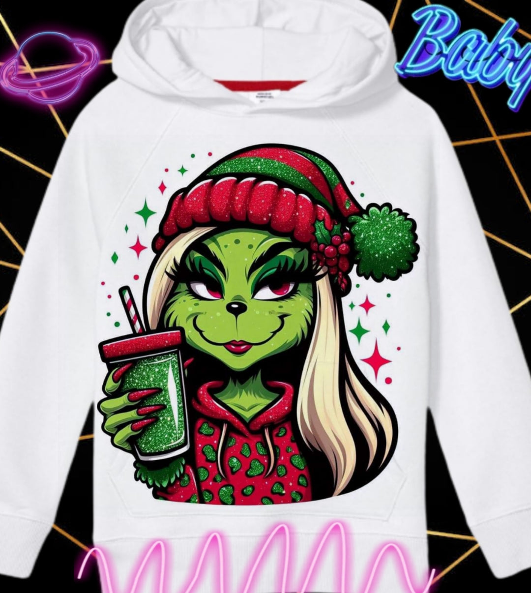 Christmas Girl Grouch Sublimation/DTF Images Bundle