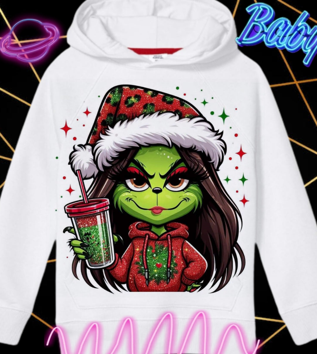 Christmas Girl Grouch Sublimation/DTF Images Bundle