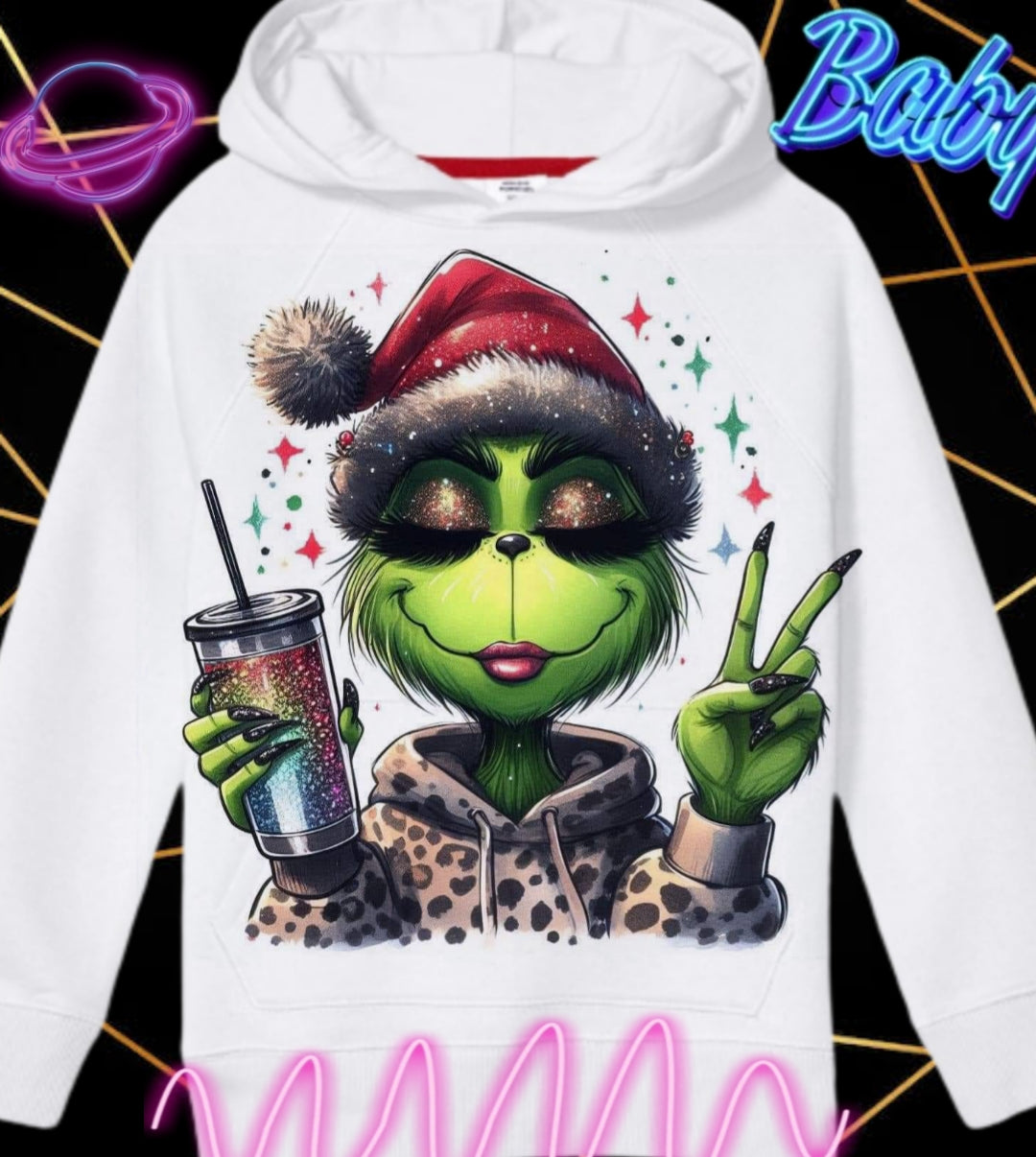 Christmas Girl Grouch Sublimation/DTF Images Bundle