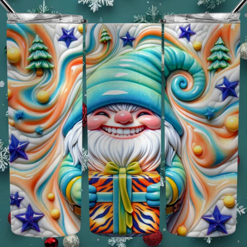 Christmas Gnomes Sublimation 20oz Images Bundle