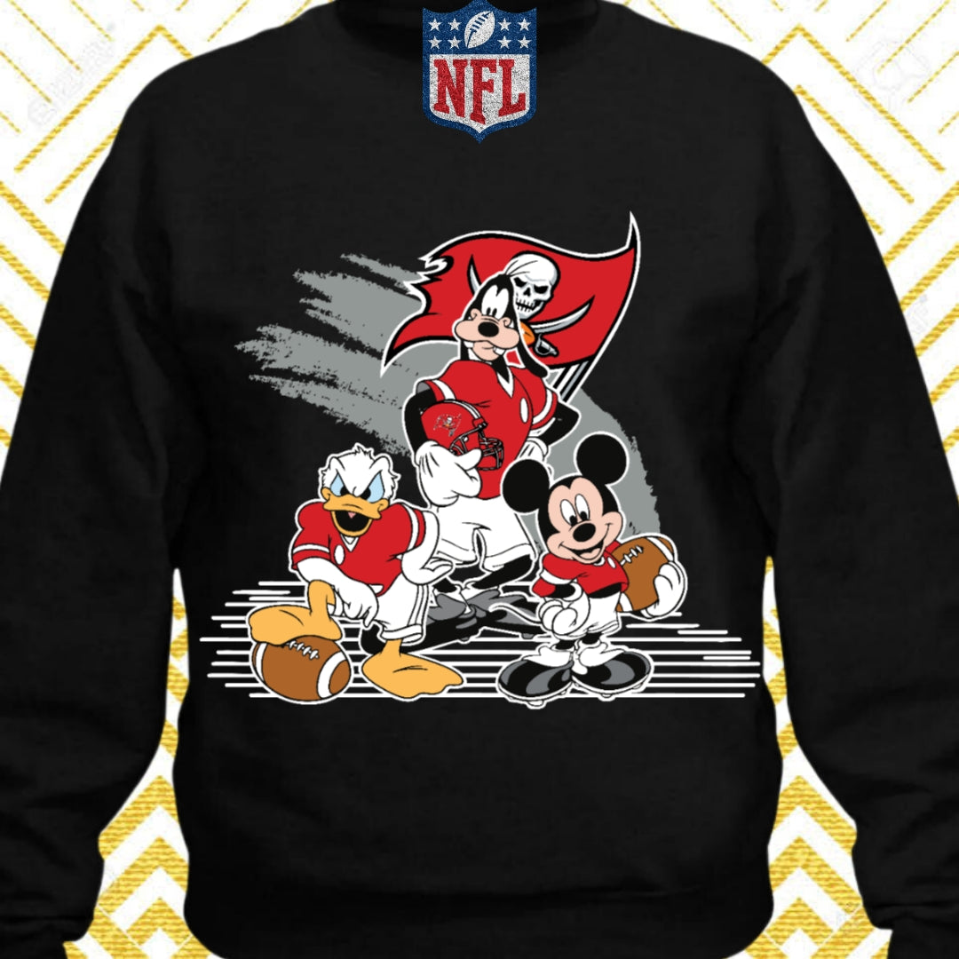 Disney Cartoon Football  Sublimation/DTF T-Shirt Images Bundles