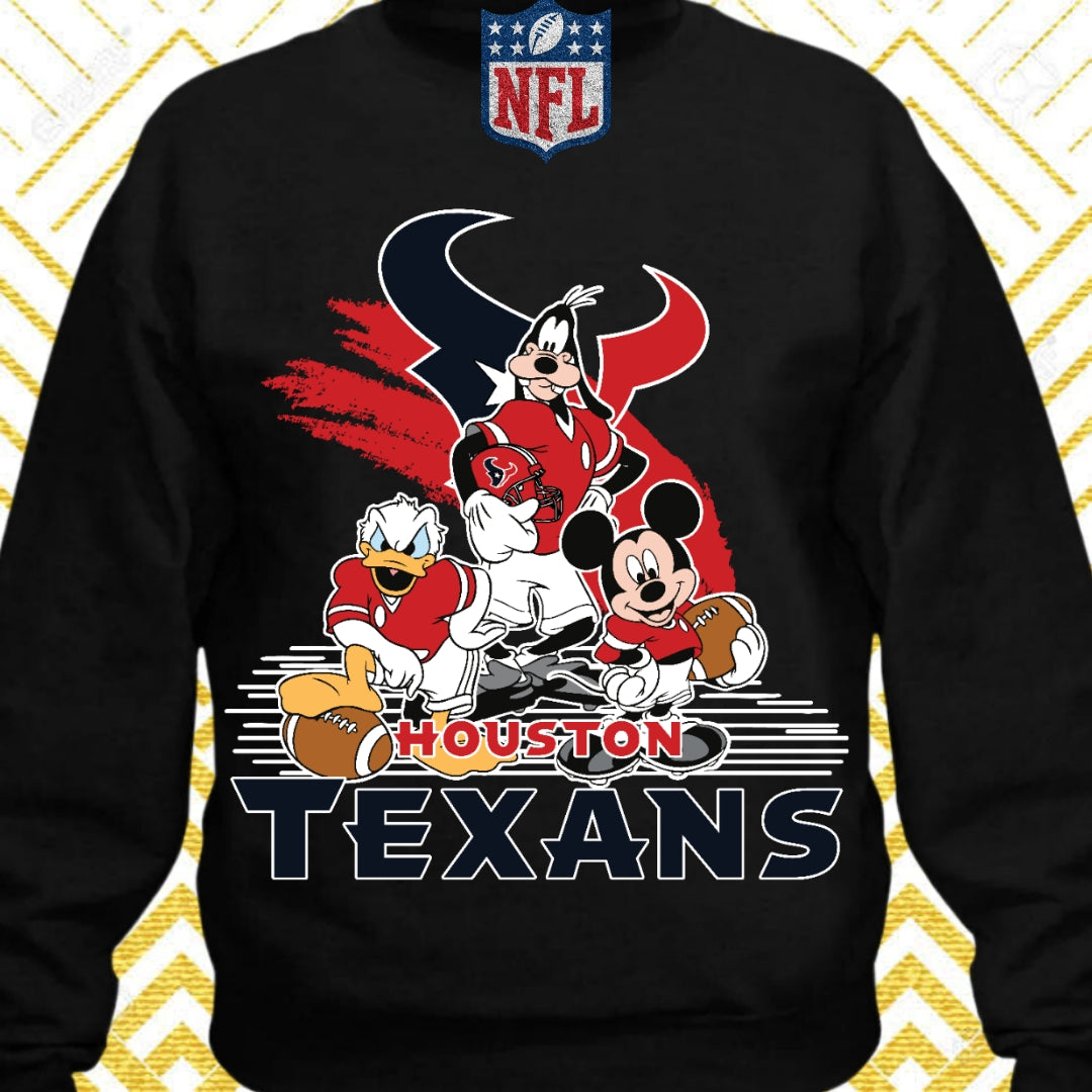 Disney Cartoon Football  Sublimation/DTF T-Shirt Images Bundles