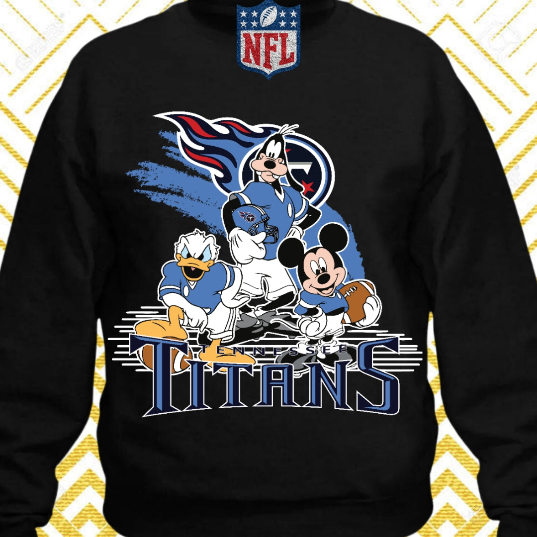 Disney Cartoon Football  Sublimation/DTF T-Shirt Images Bundles