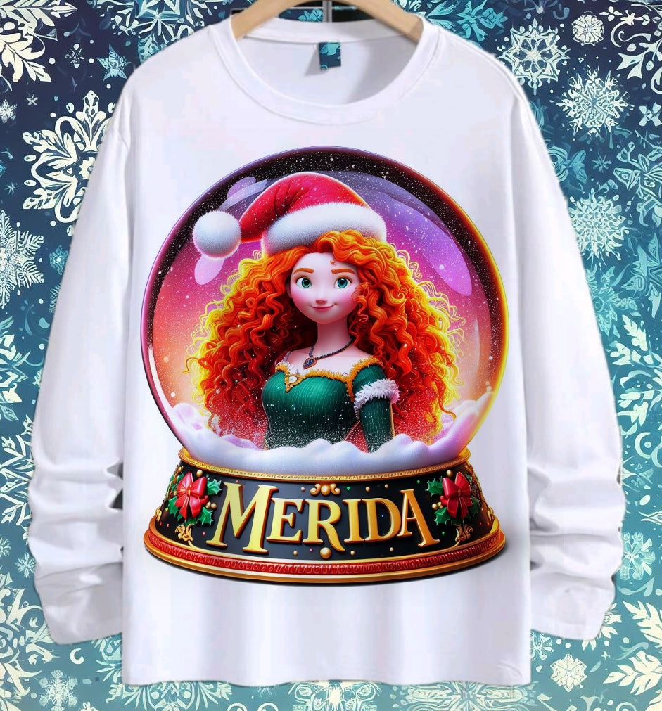 Snoglobe Princess Christmas Sublimation/DTF T-Shirt Bundle