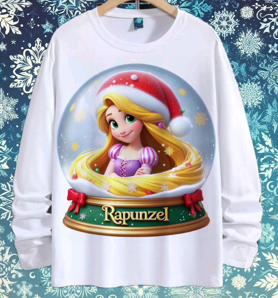 Snoglobe Princess Christmas Sublimation/DTF T-Shirt Bundle