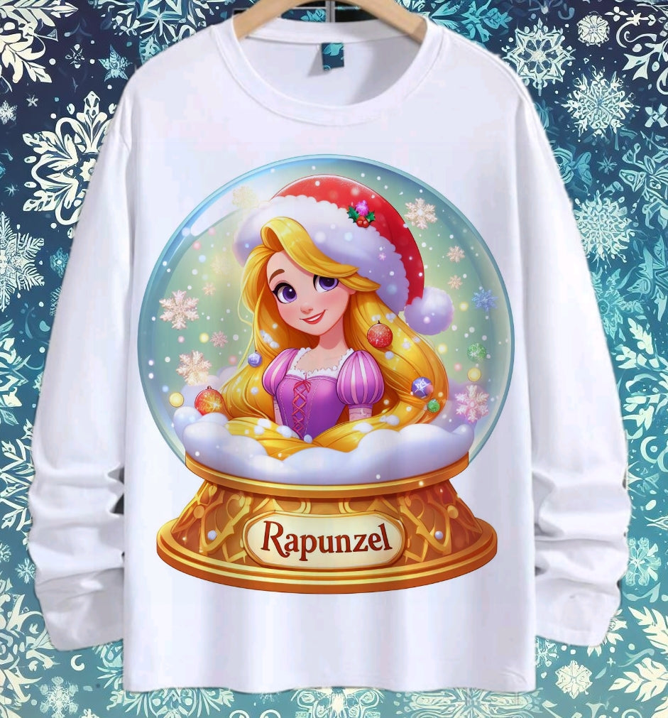 Snoglobe Princess Christmas Sublimation/DTF T-Shirt Bundle