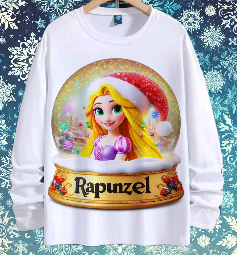 Snoglobe Princess Christmas Sublimation/DTF T-Shirt Bundle