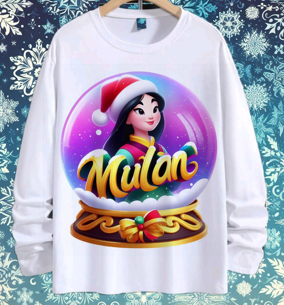 Snoglobe Princess Christmas Sublimation/DTF T-Shirt Bundle