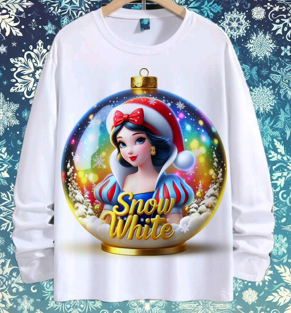 Snoglobe Princess Christmas Sublimation/DTF T-Shirt Bundle