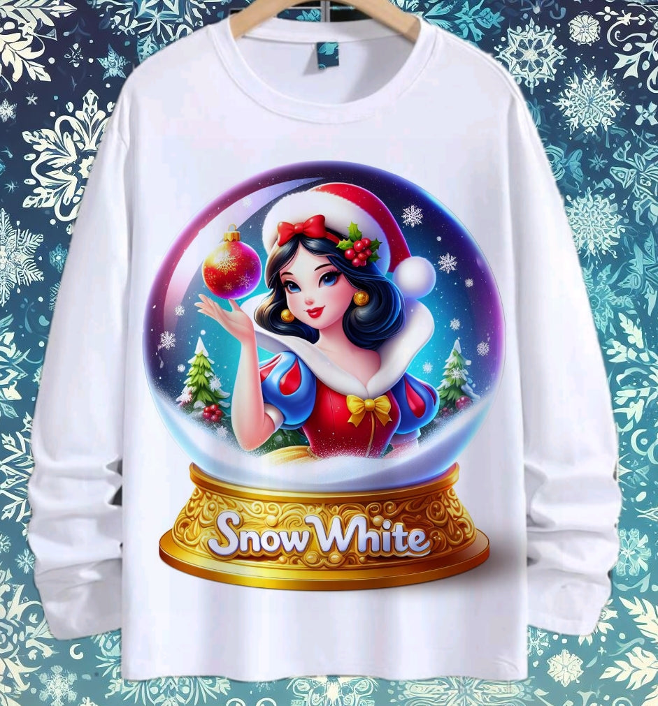 Snoglobe Princess Christmas Sublimation/DTF T-Shirt Bundle