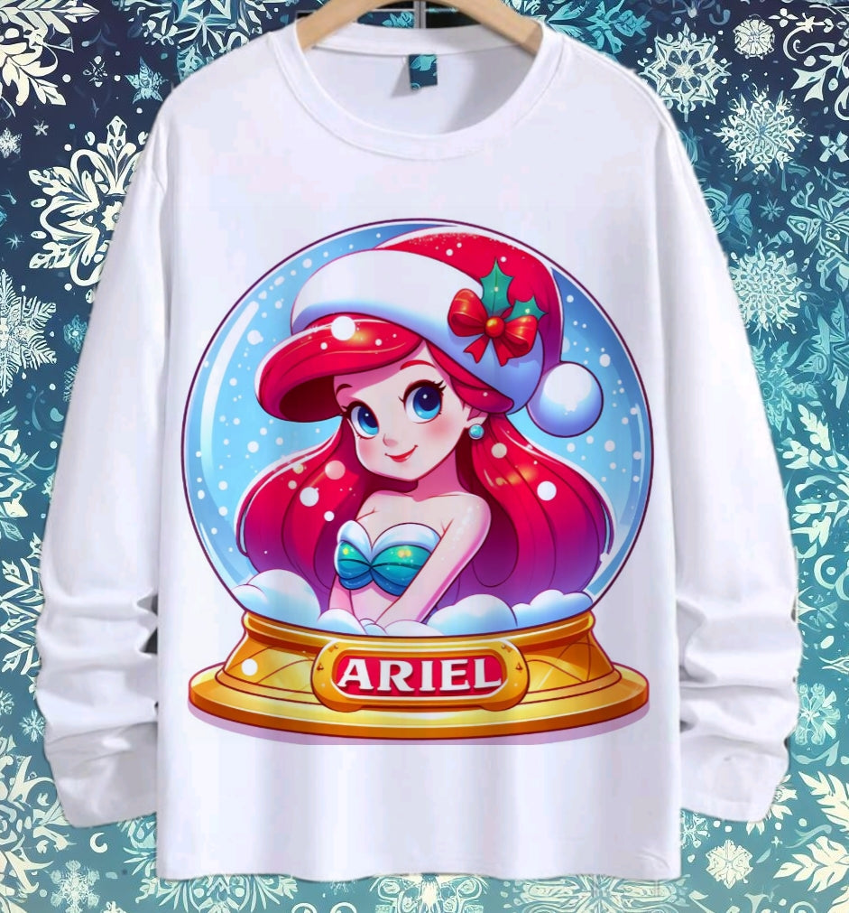 Snoglobe Princess Christmas Sublimation/DTF T-Shirt Bundle