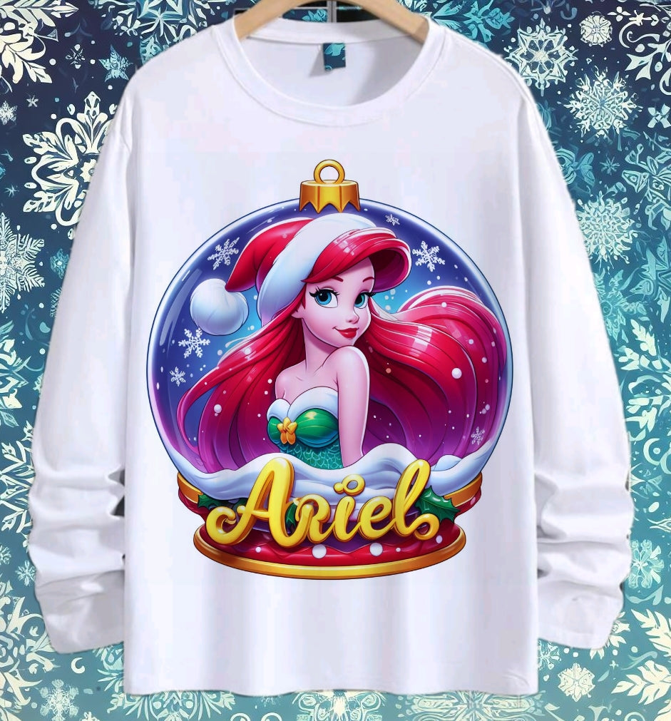 Snoglobe Princess Christmas Sublimation/DTF T-Shirt Bundle