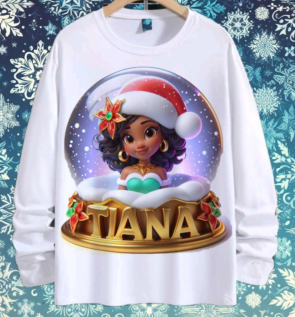 Snoglobe Princess Christmas Sublimation/DTF T-Shirt Bundle