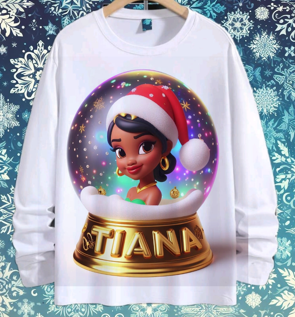 Snoglobe Princess Christmas Sublimation/DTF T-Shirt Bundle