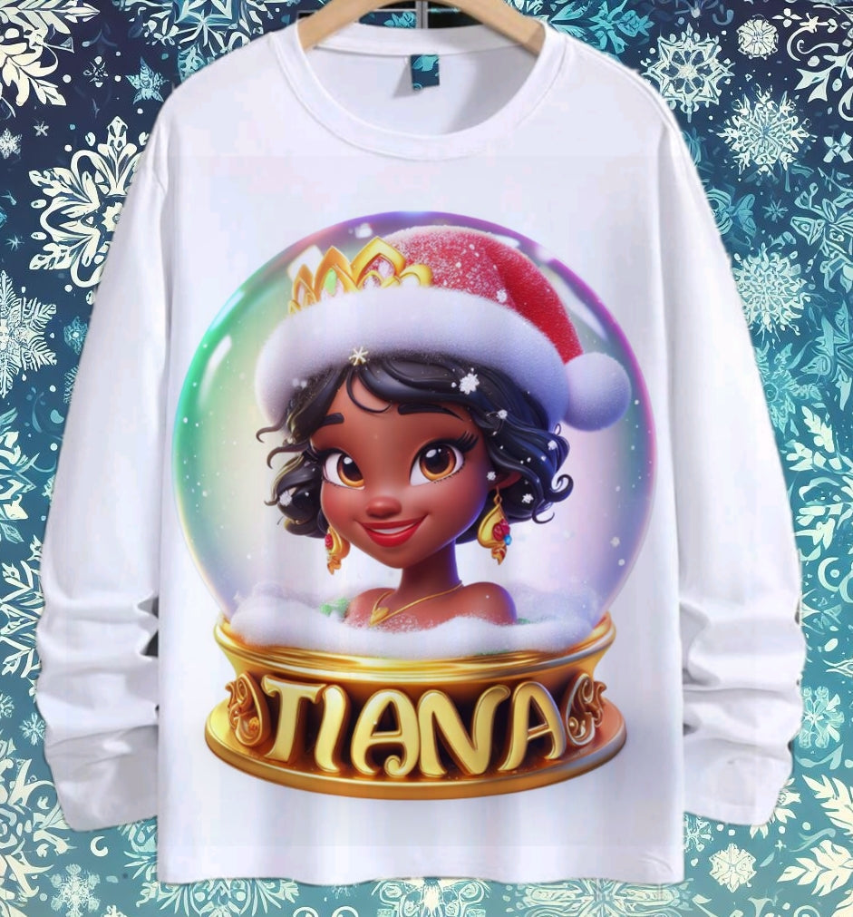 Snoglobe Princess Christmas Sublimation/DTF T-Shirt Bundle