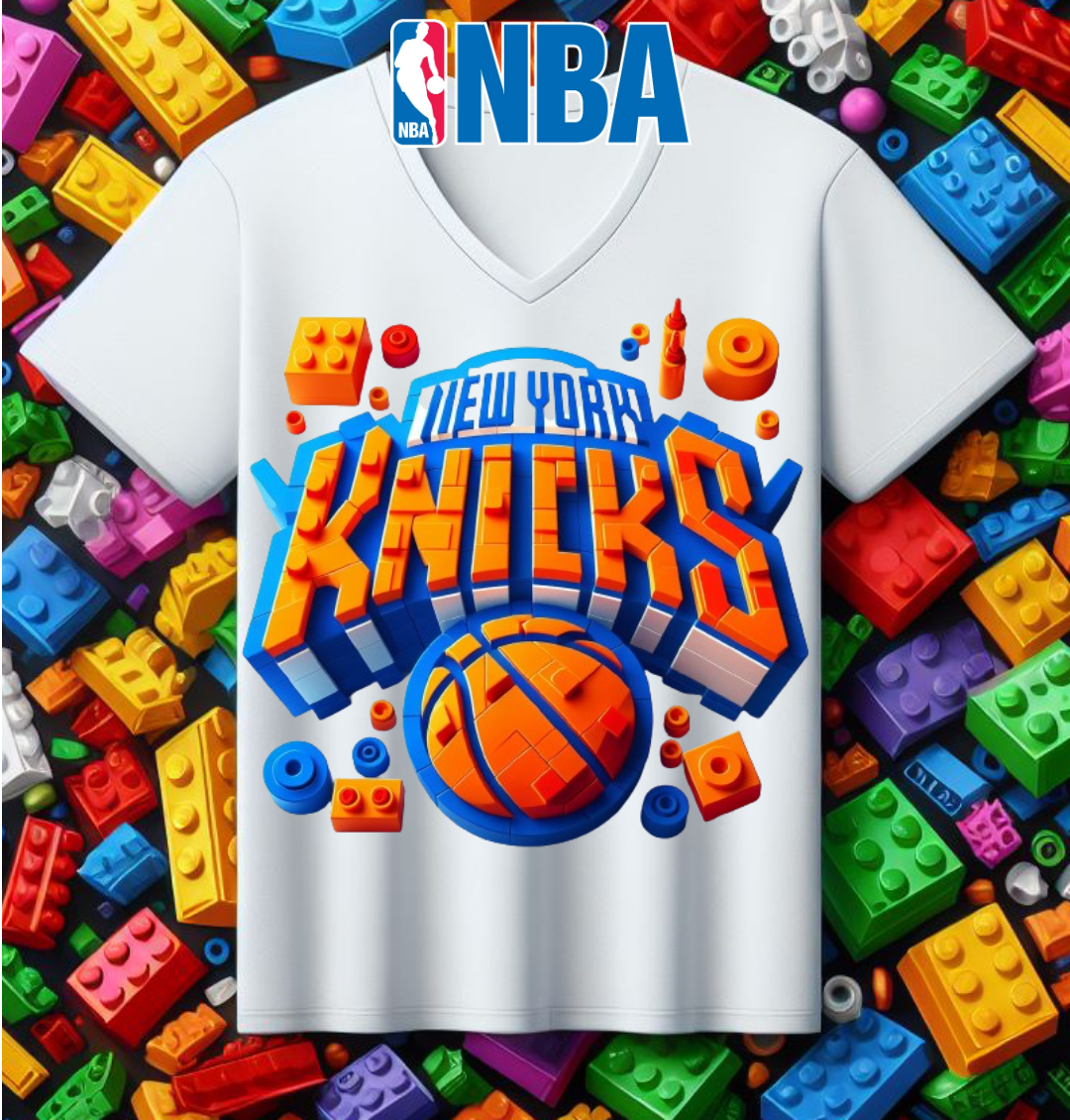 Lego Basketball Sublimation T-Shirt/DTF Image Bundle