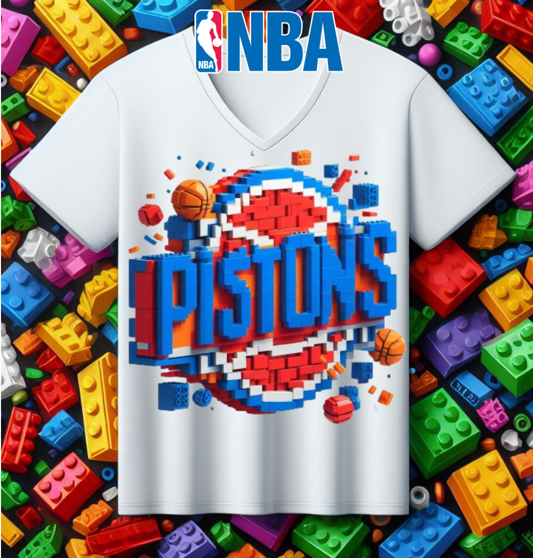 Lego Basketball Sublimation T-Shirt/DTF Image Bundle