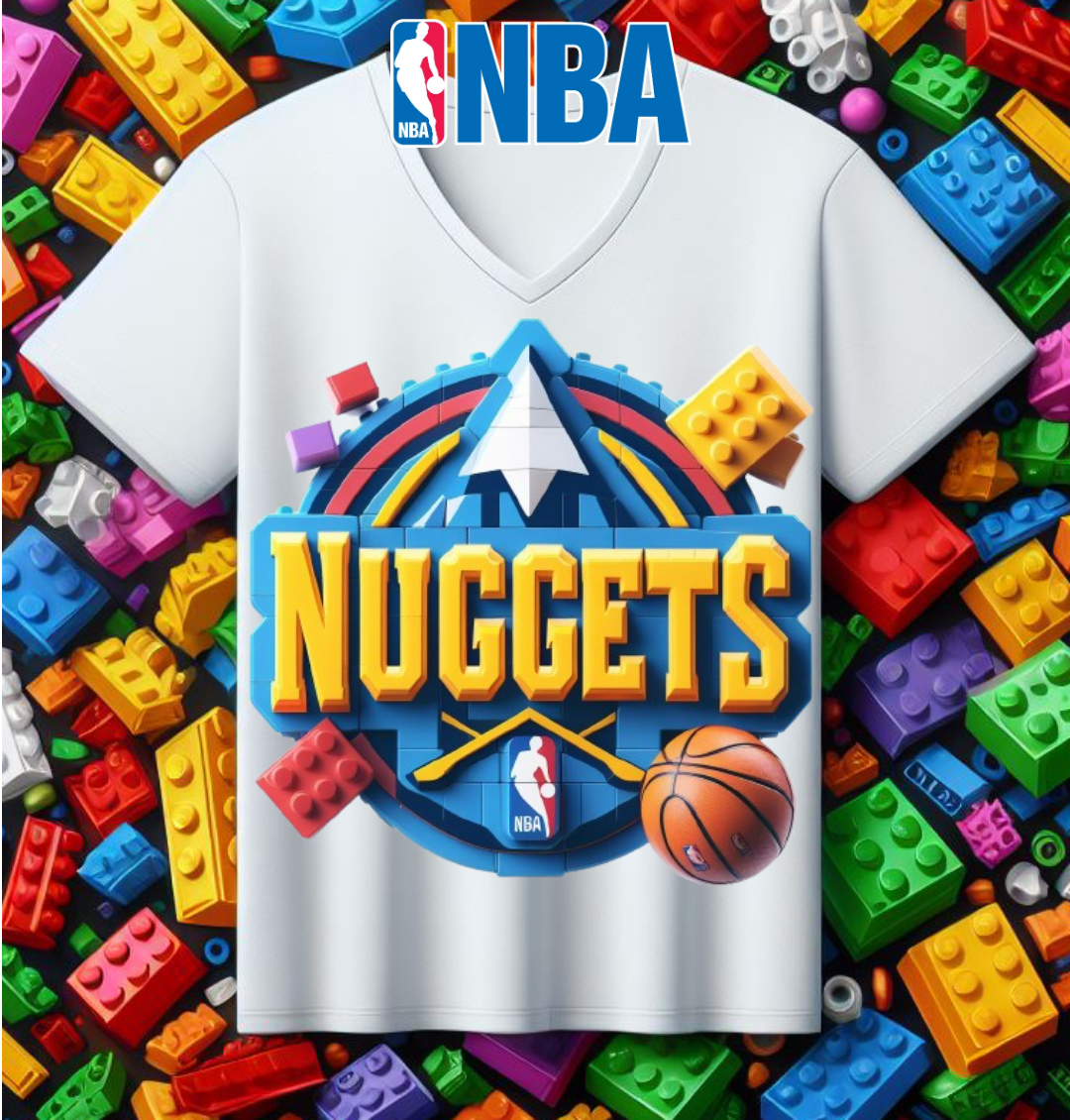 Lego Basketball Sublimation T-Shirt/DTF Image Bundle