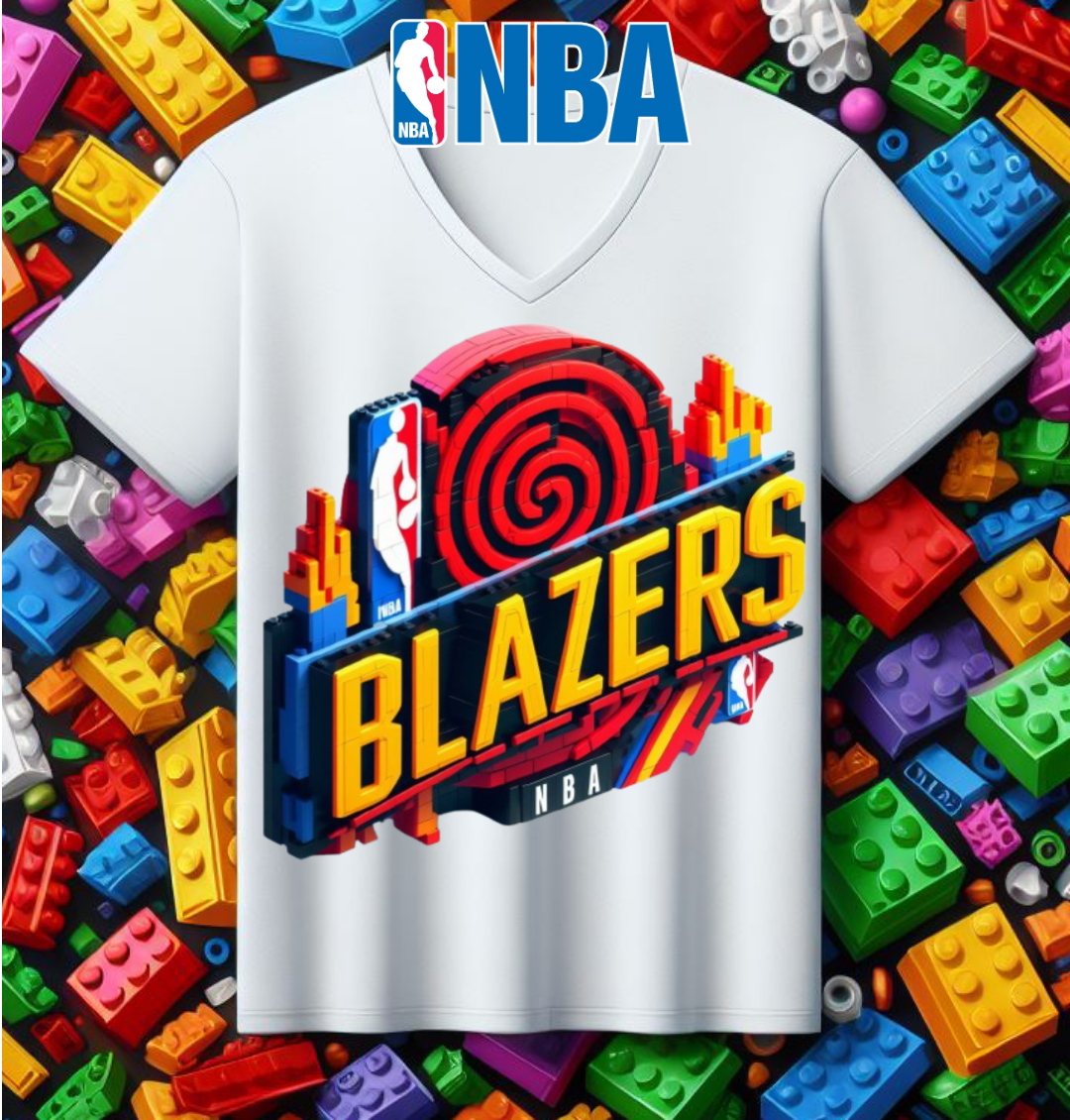 Lego Basketball Sublimation T-Shirt/DTF Image Bundle