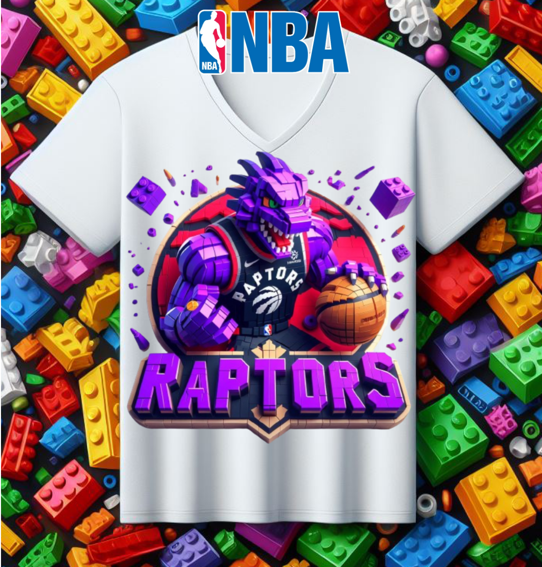 Lego Basketball Sublimation T-Shirt/DTF Image Bundle