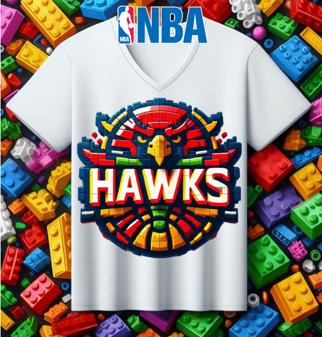 Lego Basketball Sublimation T-Shirt/DTF Image Bundle