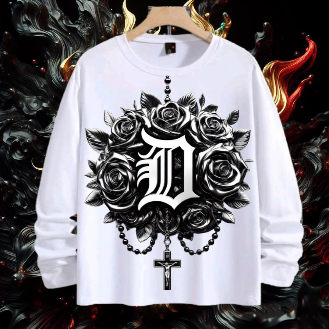 Baseball Rose Sublimation/DTF T-Shirt Images Bundle