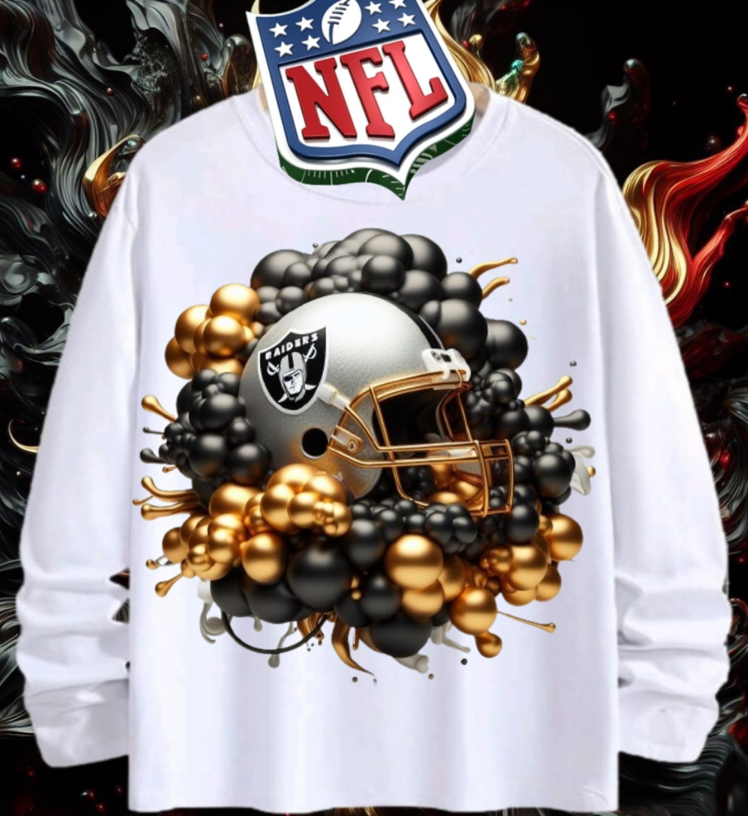 Gold Football Sublimation/DTF T-Shirt Images Bundle