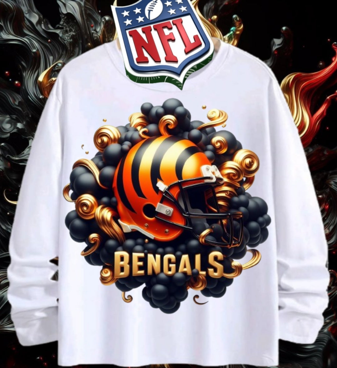 Gold Football Sublimation/DTF T-Shirt Images Bundle