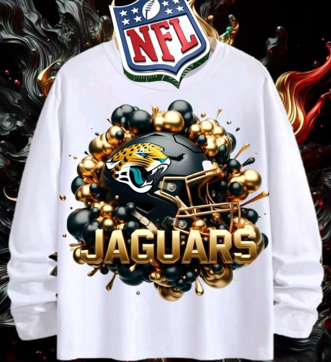 Gold Football Sublimation/DTF T-Shirt Images Bundle