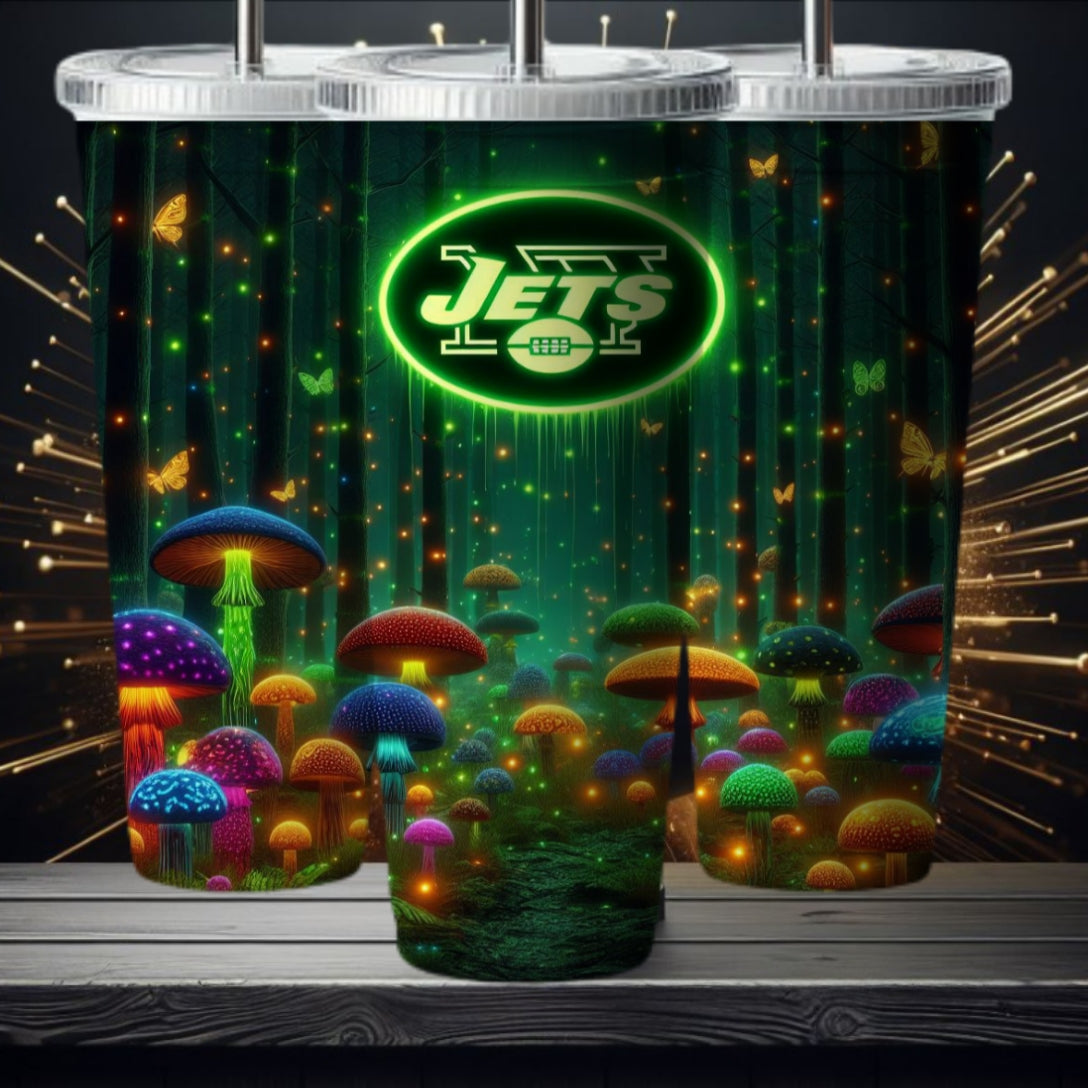 Light Football Mushroom 20oz Sublimation Tumbler Image Bundle