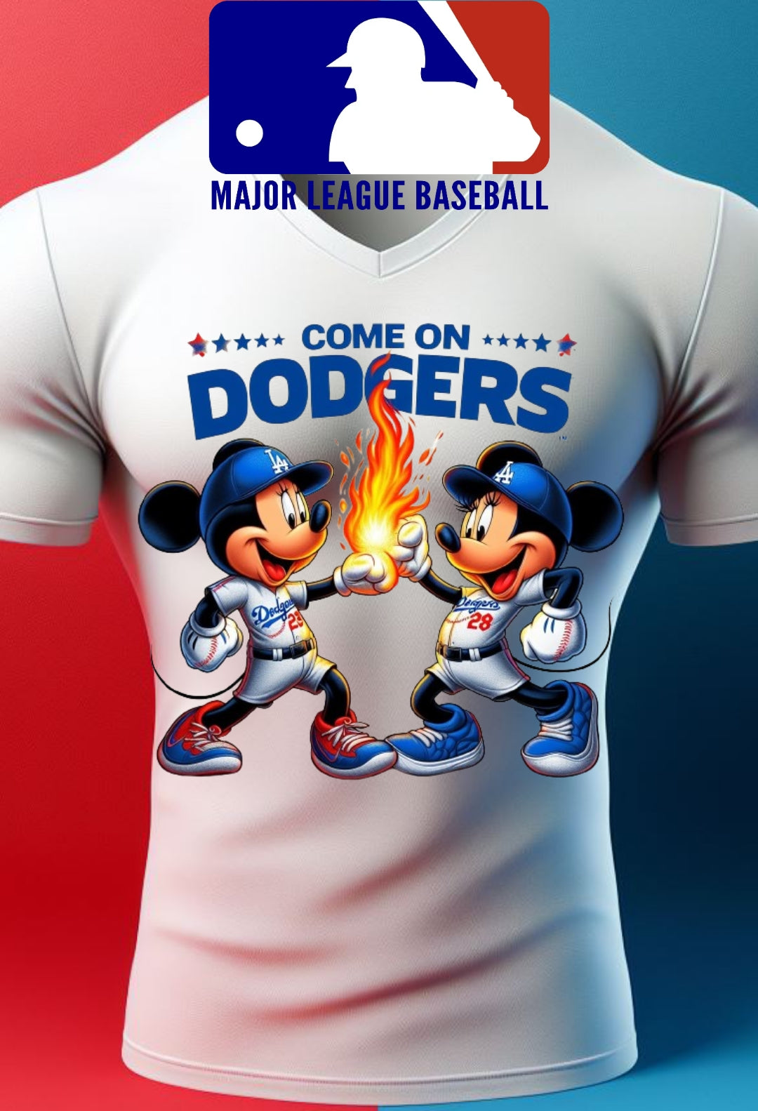 Baseball Mouse Sublimation/DTF T-Shirt Images Bundle