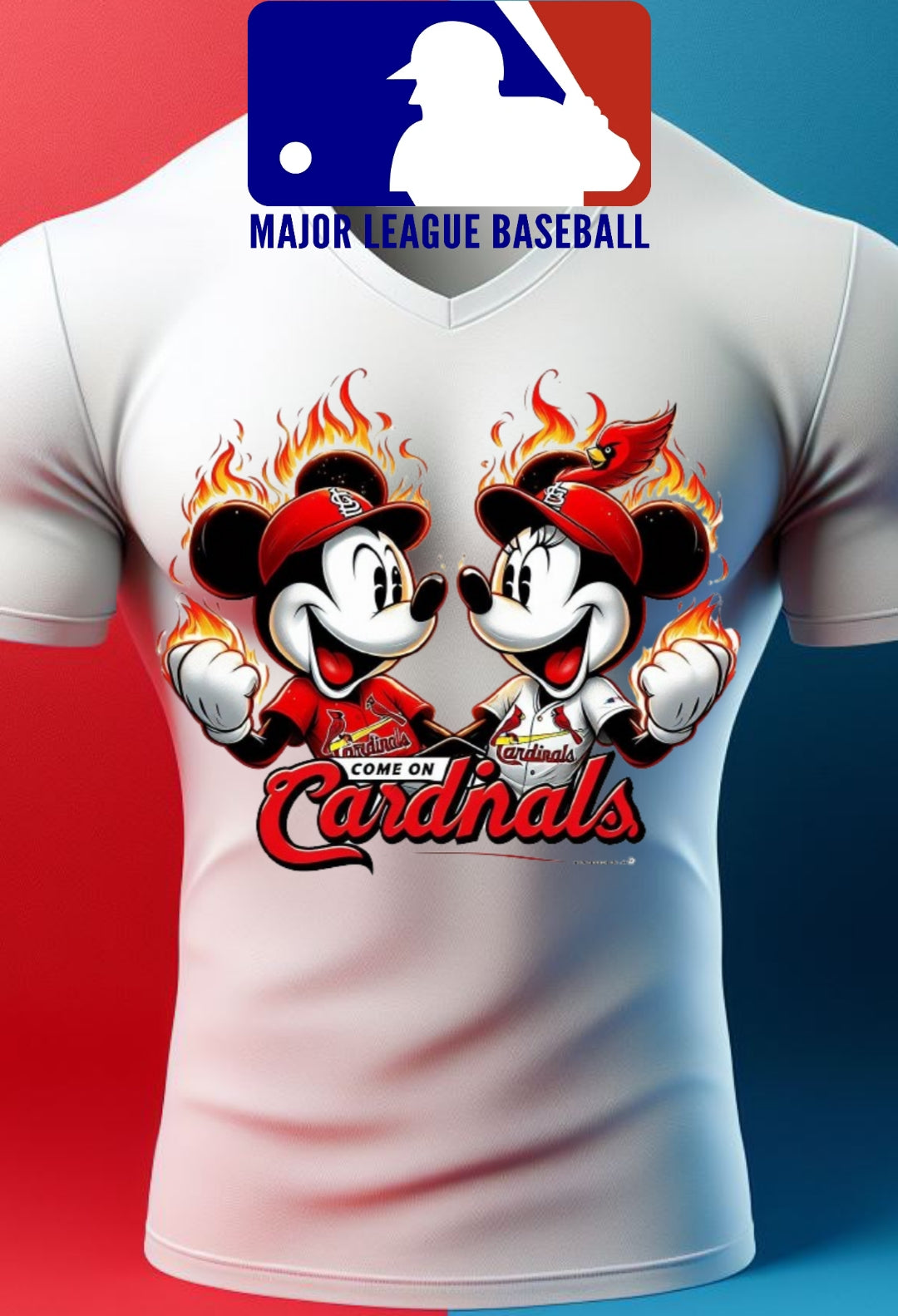 Baseball Mouse Sublimation/DTF T-Shirt Images Bundle