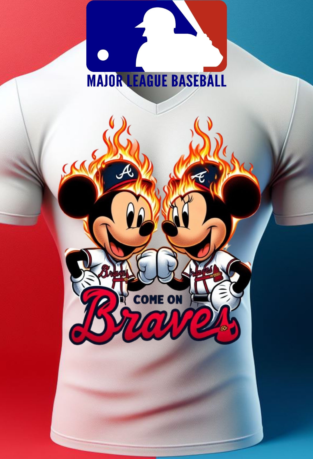 Baseball Mouse Sublimation/DTF T-Shirt Images Bundle