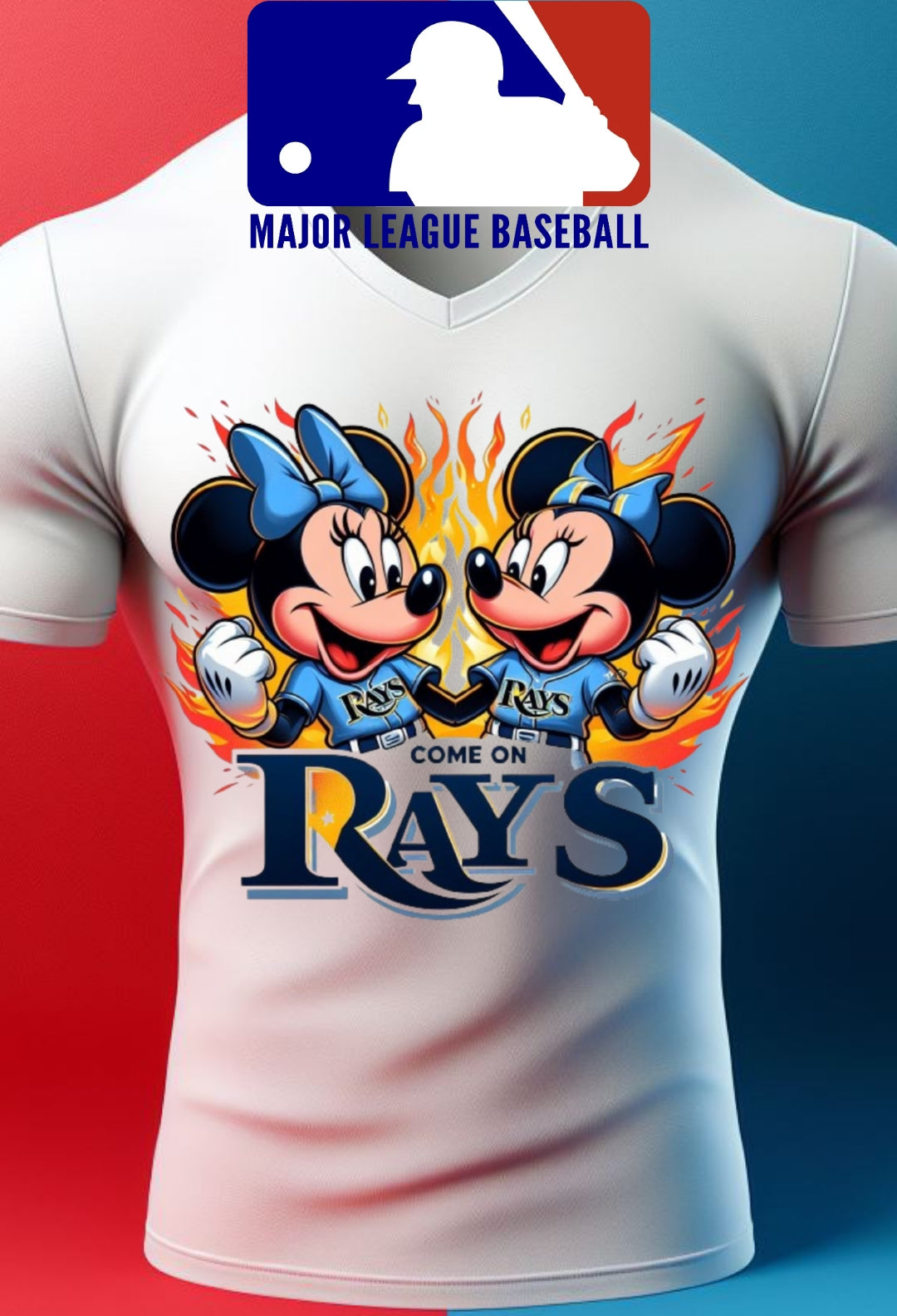 Baseball Mouse Sublimation/DTF T-Shirt Images Bundle