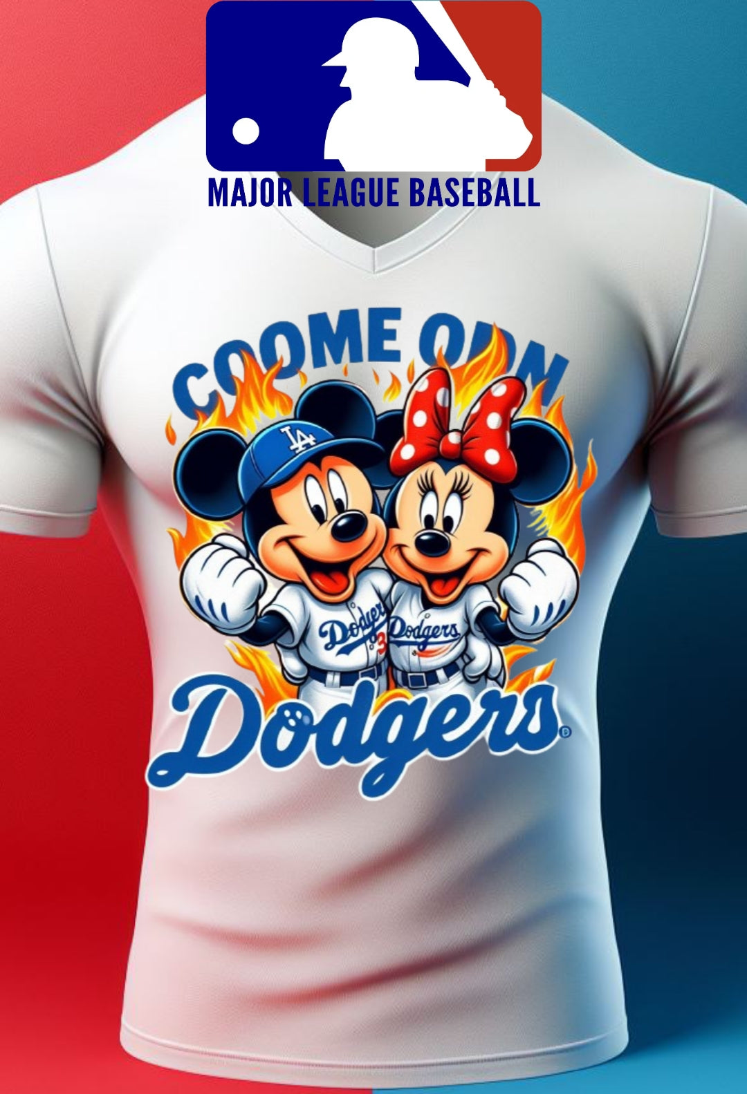 Baseball Mouse Sublimation/DTF T-Shirt Images Bundle