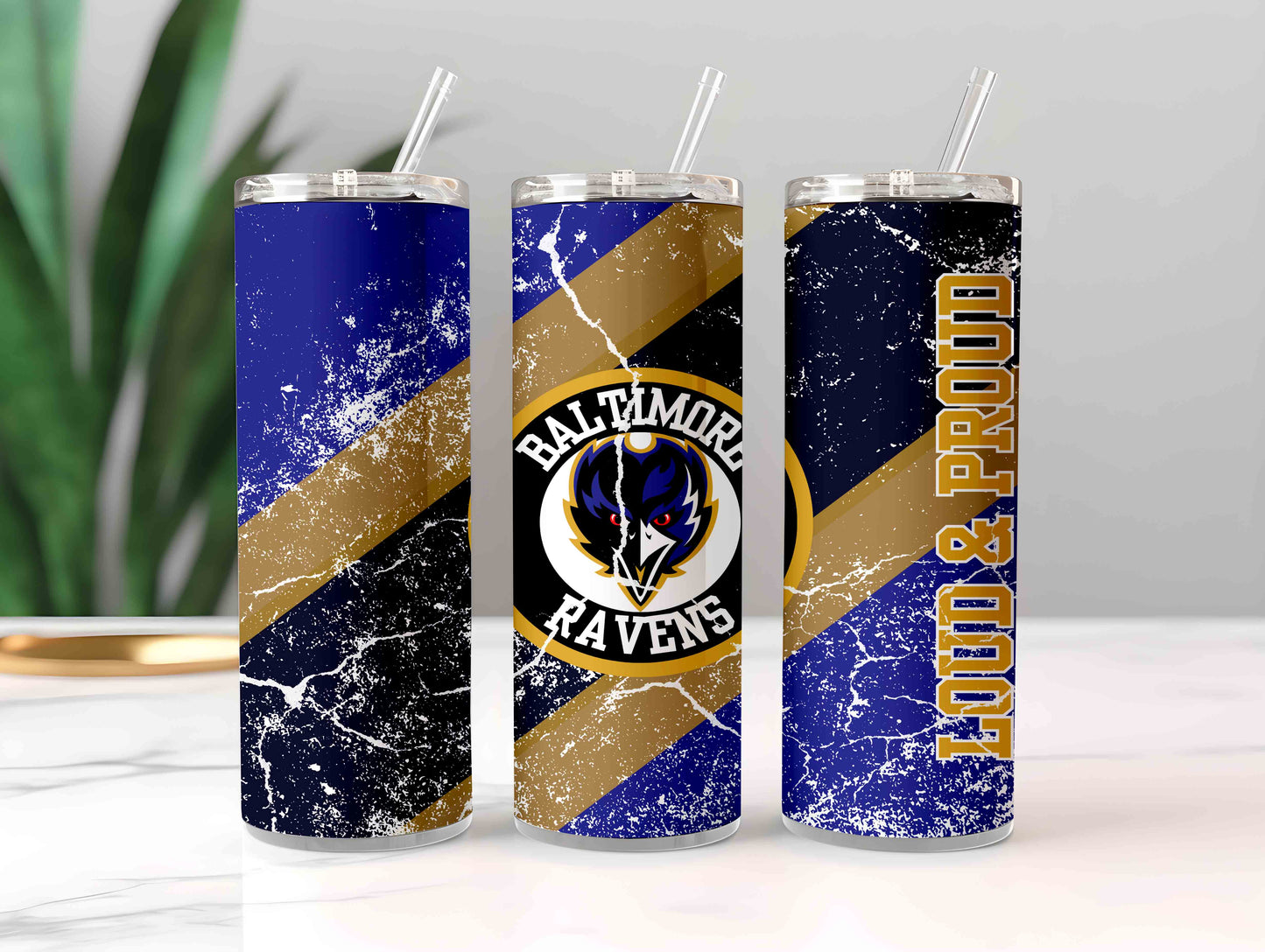 Football 20oz Sublimation Tumbler Image