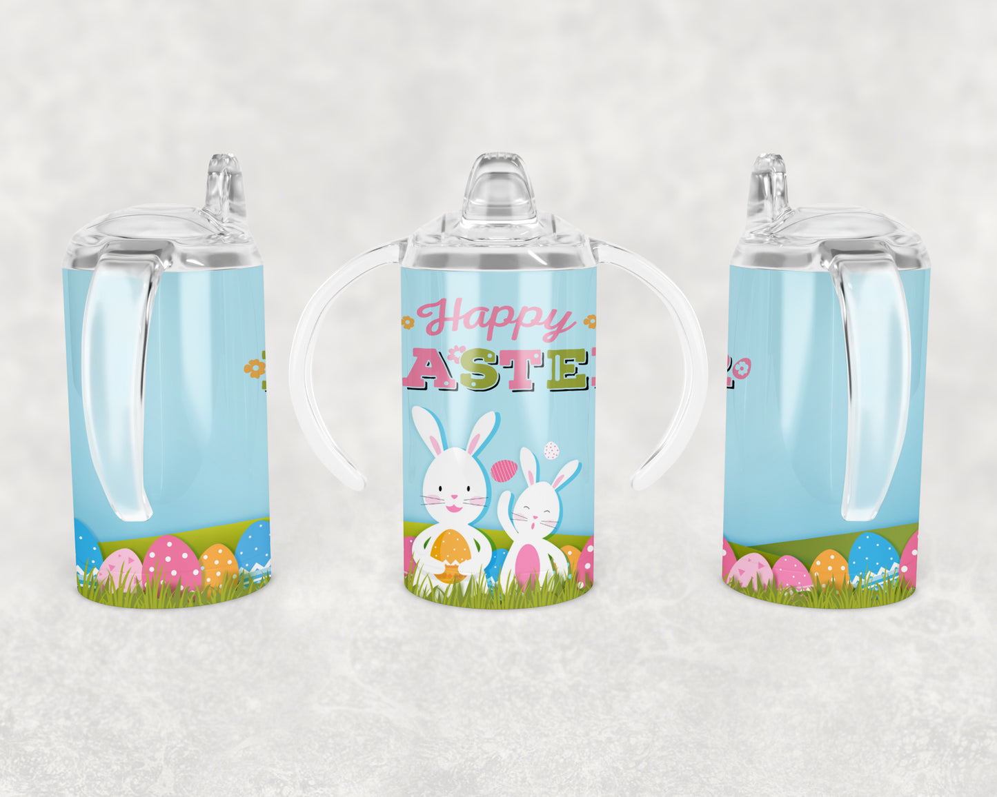 Easter Sublimation Tumbler Image Bundle for Sippy, 12oz Straight, Kids Fliptop Tumblers