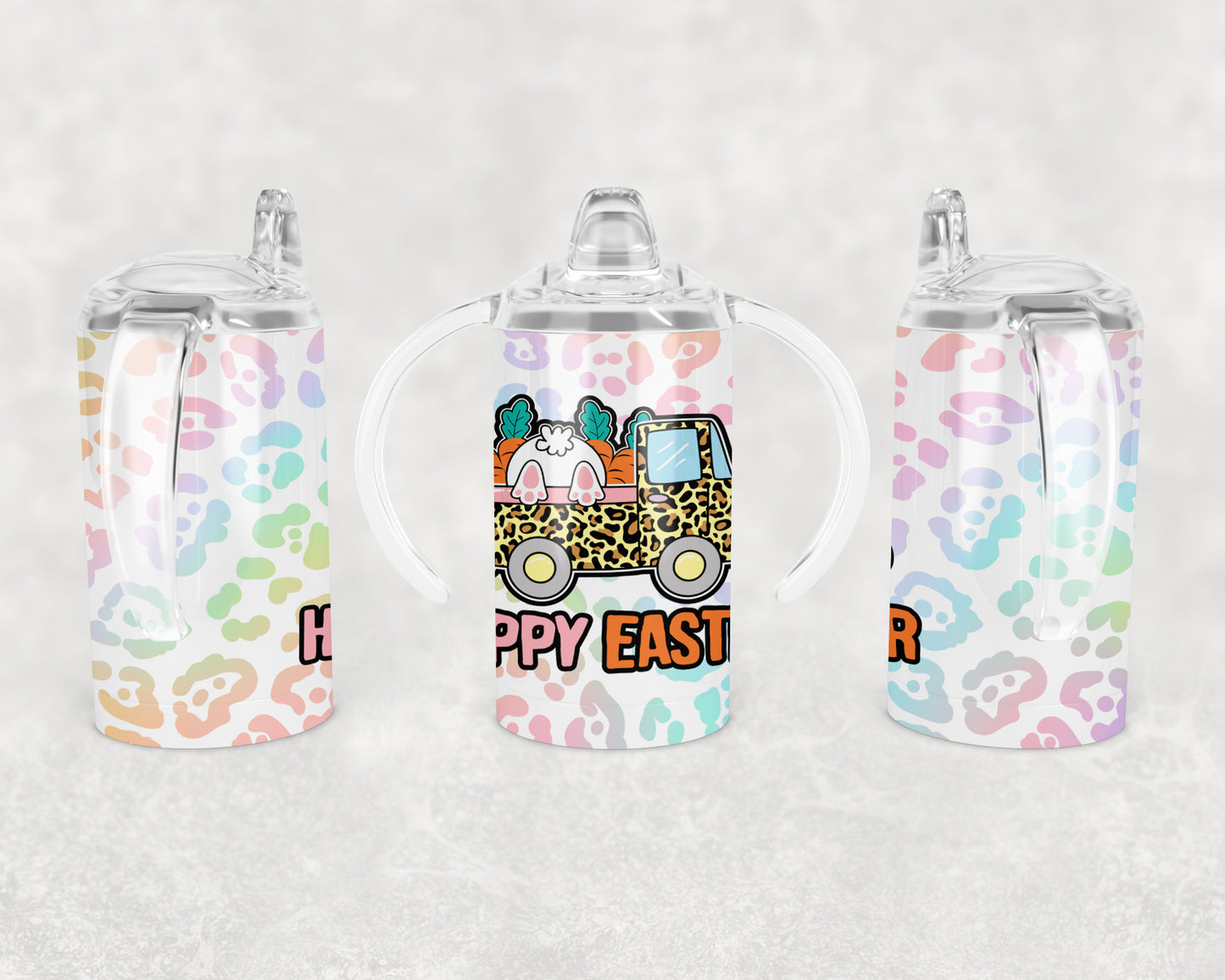 Easter Sublimation Tumbler Image Bundle for Sippy, 12oz Straight, Kids Fliptop Tumblers