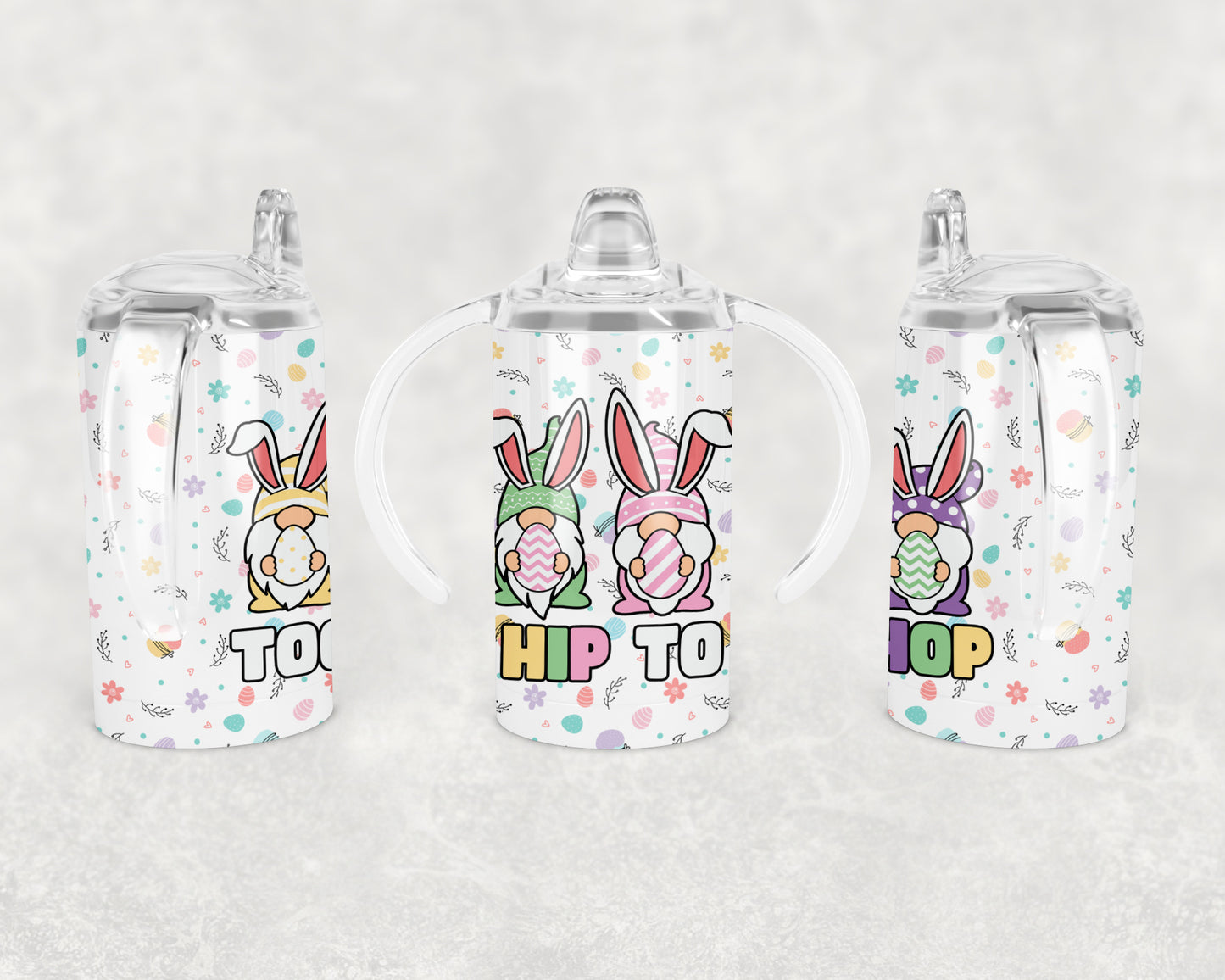 Easter Sublimation Tumbler Image Bundle for Sippy, 12oz Straight, Kids Fliptop Tumblers