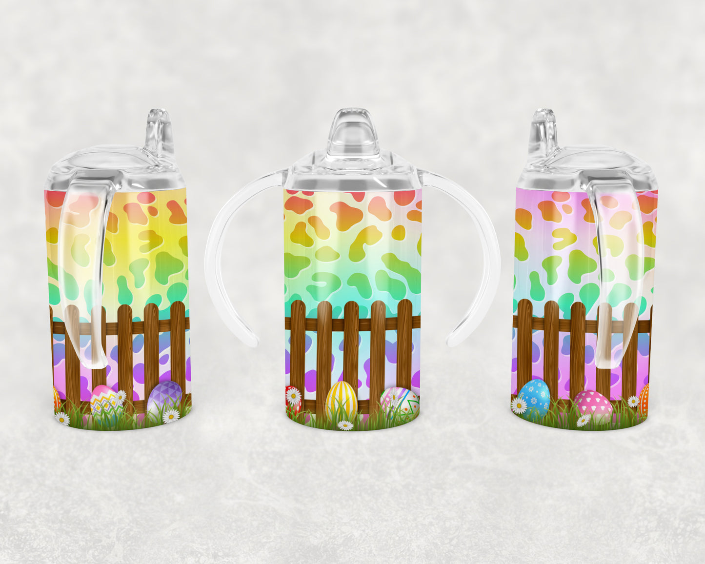 Easter Sublimation Tumbler Image Bundle for Sippy, 12oz Straight, Kids Fliptop Tumblers