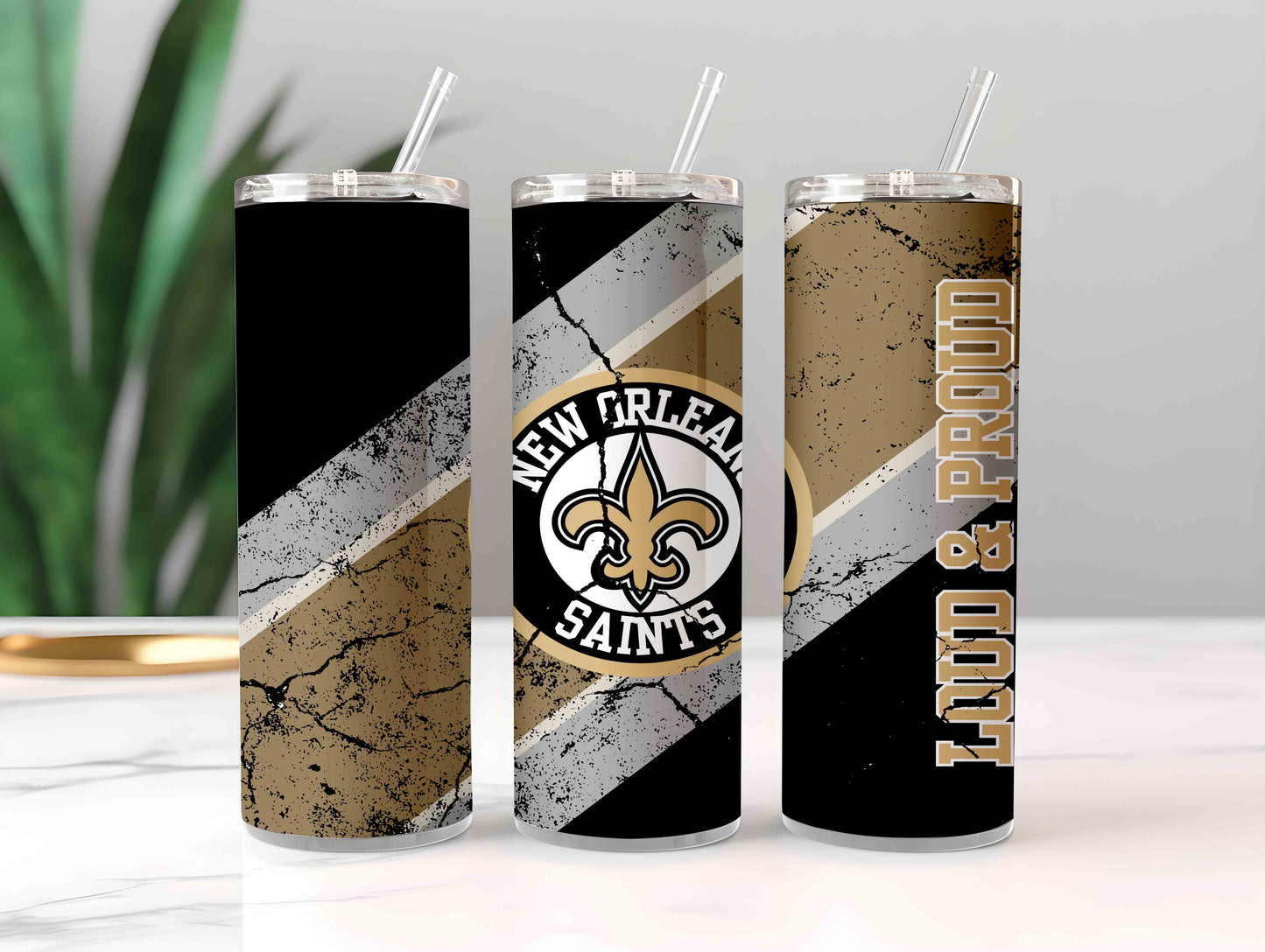 Football 20oz Sublimation Tumbler Image