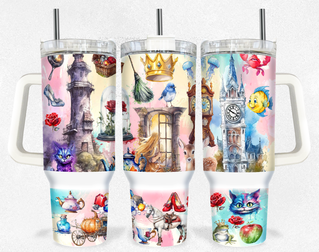 Cartoon Movies Sublimation 40oz Tumbler Image