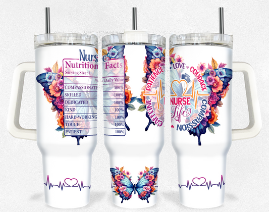 Nurse Sublimation 40oz Tumbler Image