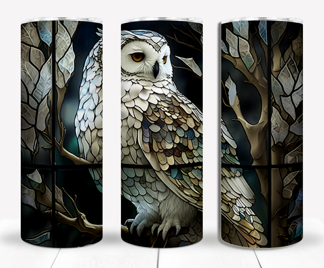 Owl 20oz Sublimation Tumbler Image