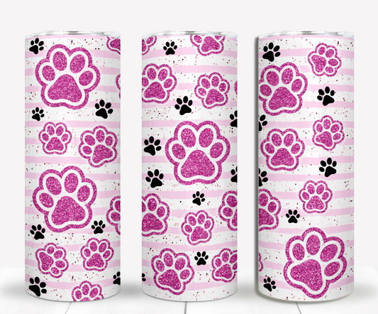 Dog Print 20oz Sublimation Tumbler Image