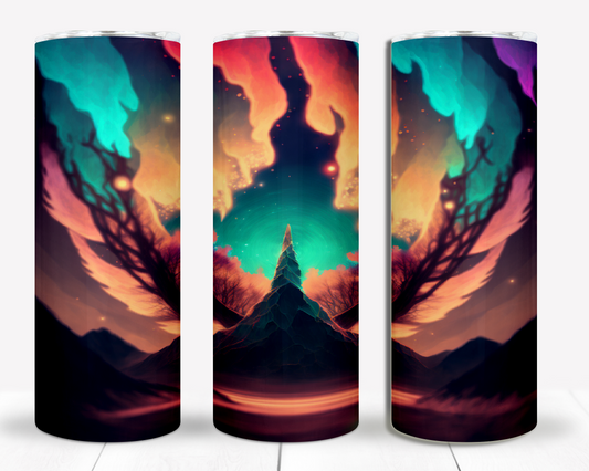 Northern Lights 20oz Sublimation Tumbler Image