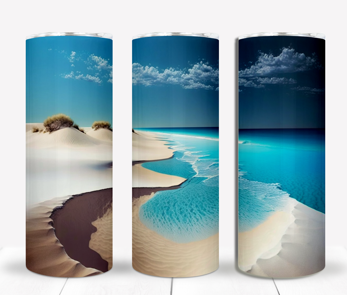 Beach 20oz Sublimation Tumbler Image