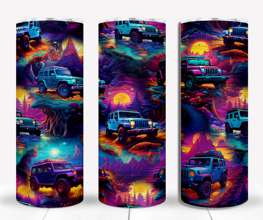 Jeep 20oz Sublimation Tumbler Image